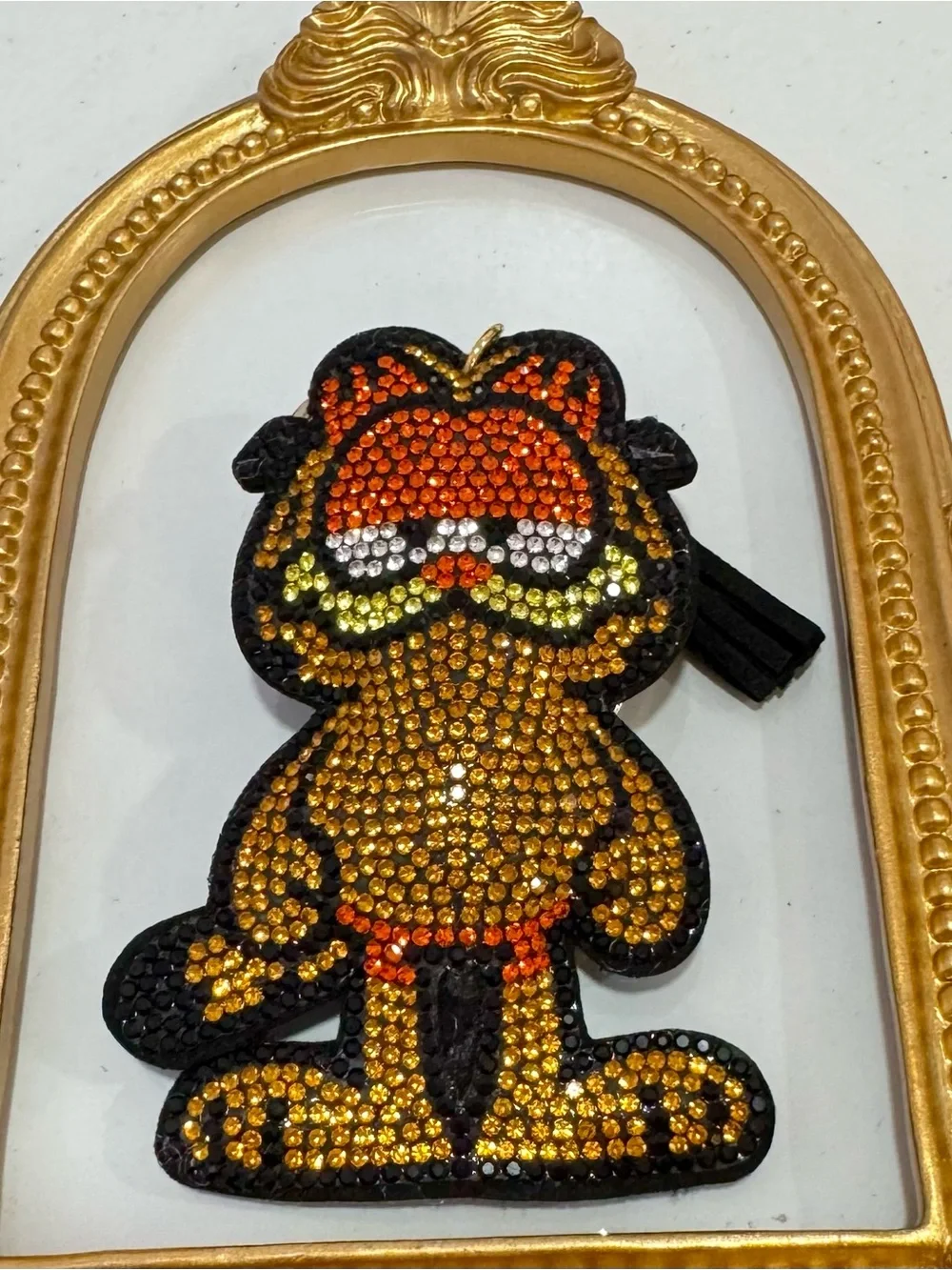 New Sparkling Garfield Keychain